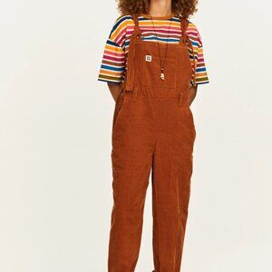 Lucy & Yak Easton Dungarees (Caramel Corduroy)